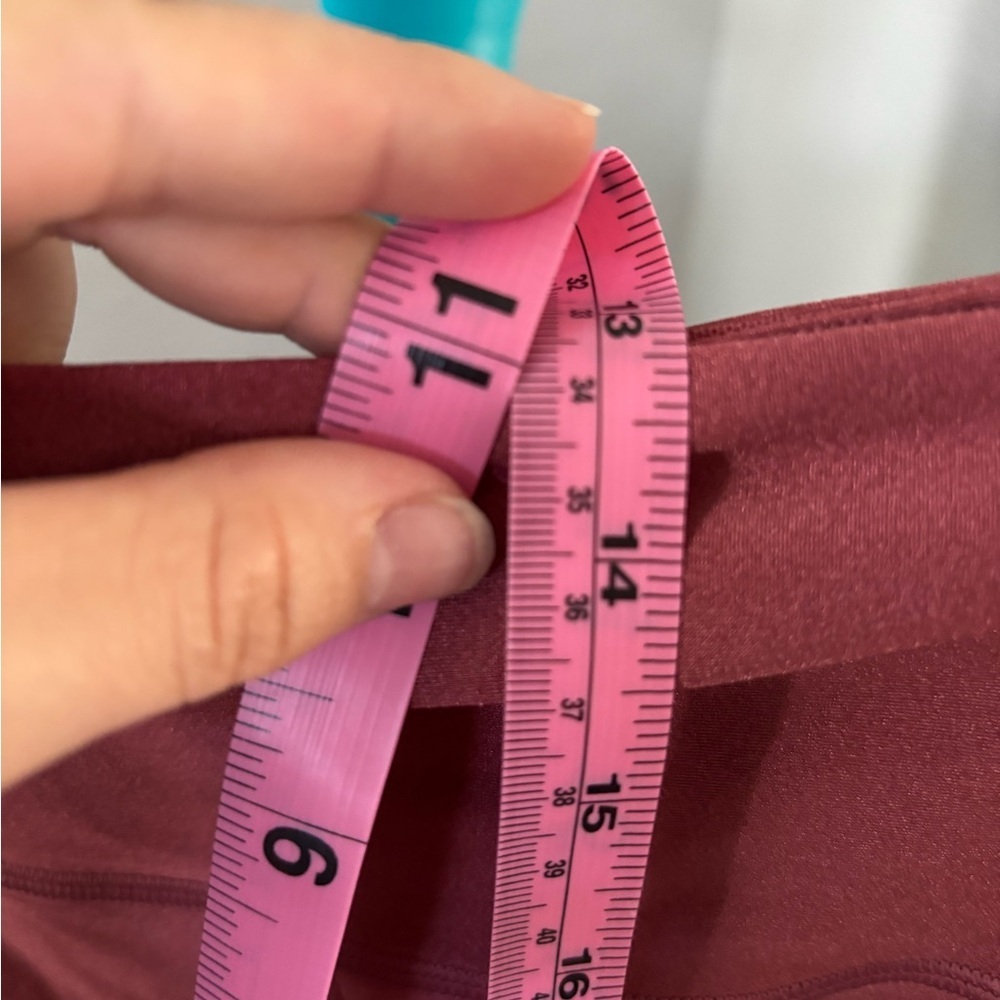 Athleta red elation shine high rise tight - Picture 6 of 8